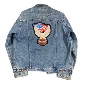 CABELA’S Harley Davidson Mens Jean Jacket